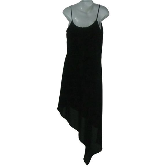 Jessica McClintock Gunne Sax Dress Vintage 90s Black Bling y2k Fairy Goth Witchy - Picture 6 of 15